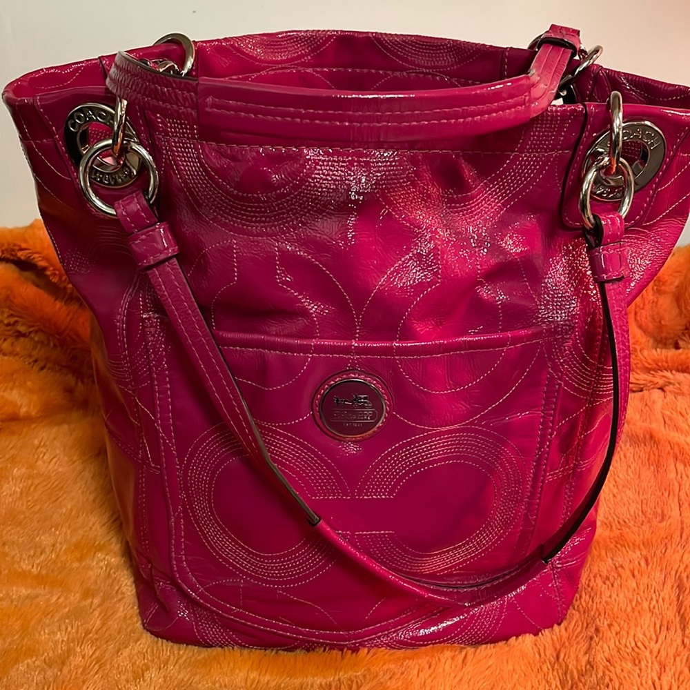 Coach Signature Bags Small Pen Mark Inside No Rips Or… Gem